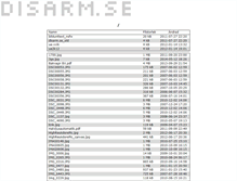 Tablet Screenshot of disarm.se